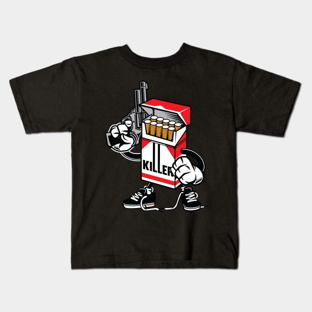 The Killer Cigarette Kids T-Shirt by LineXpressions